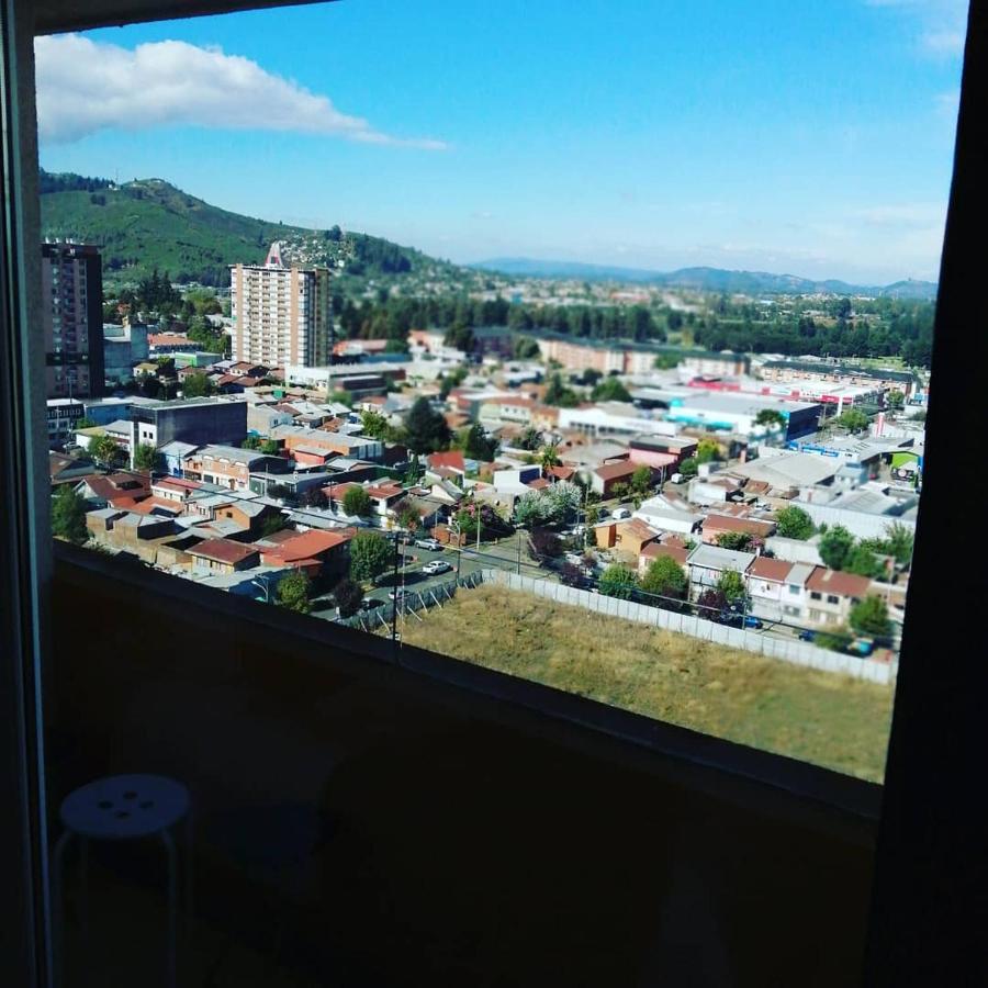 Depto Estudio 1811 Edificio Centro Blanco Con Estacionamiento Temuco Buitenkant foto